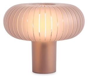 Kartell Lampa de masă Teresa Frozen, roz, dimabil, E27, reglabil, Roz / Rosé, Camera de zi / sufragerie, Plastic, Design