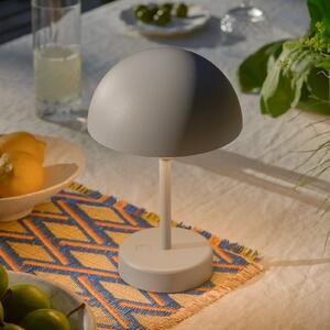 Nordlux Lampa de masă cu LED și baterie Ellen To-Go, gri, aluminiu, reglabil, Gri, Camera de zi / sufragerie, Aluminiu, Scandinavă