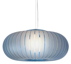 Kartell Lampă suspendată Teresa Frozen, albastru cer, Ø 50 cm, E27, Albastru, Camera de zi / sufragerie, Plastic, Design