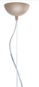 Kartell Lampă suspendată Kabuki, gri porumbel, Ø 50 cm, Gri, Camera de zi / sufragerie, Plastic, Design