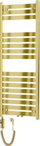 Mexen Uran, element electric de încălzire 1200 x 500 mm, 600 W, auriu lucios, W105-1200-500-2600-50