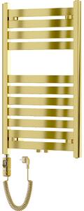Mexen Uran, element electric de incalzire 800x500 mm + tija de incalzire 300 W, auriu lucios, W105-0800-500-2300-50