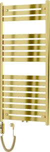 Mexen Uran, element electric de incalzire 1200x600 mm + tija de incalzire 600 W, auriu lucios, W105-1200-600-2600-50