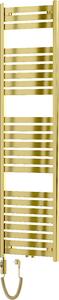 Mexen Uran, element electric de incalzire 1800x500 mm + tija de incalzire 900 W, auriu lucios, W105-1800-500-2900-50