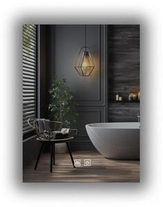 IREDA Oglindă de baie cu iluminare LED, 70 x 50 cm