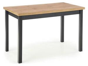 Masa COBALT, stejar/negru, PAL furniruit, 120x68x77 cm