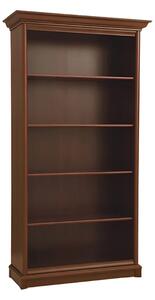 Biblioteca clasica living KENT, castan, PAL, 110x43x205 cm