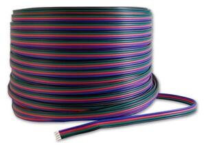 Cablu alimentare banda LED RGB, 4x0.35 mm, rola lungime 100 m