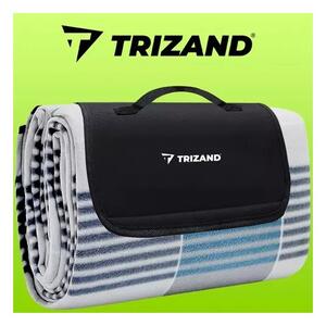 Patura izolanta camping, pliabila, multifunctionala, fleece/spuma/aluminiu, 2x2m, 920g, multicolor