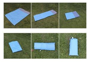 Patura picnic, impermeabila, husa transport inclusa, 6 catarame prindere, 208x208 cm, poliester