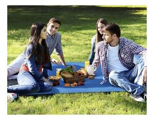 Patura picnic, impermeabila, husa transport inclusa, 6 catarame prindere, 208x208 cm, poliester