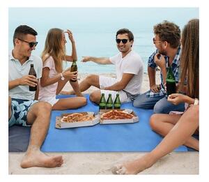 Patura picnic, impermeabila, husa transport inclusa, 6 catarame prindere, 208x208 cm, poliester