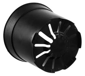 Set ghivece, 500 bucati, capacitate 2L, rezistenta temperaturi inalte, plastic, negru