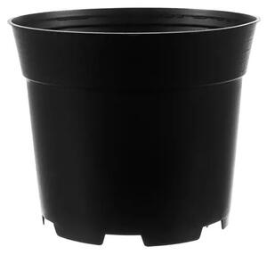 Set ghivece, 500 bucati, capacitate 2L, rezistenta temperaturi inalte, plastic, negru