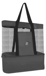 Geanta picnic/plaja, compartiment termoizolant alimente si bauturi, capacitate 20 litri, 58x15x35 cm