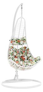 Balansoar gradina KALEA 2 NEW, alb/multicolor, metal/stofa clasica, 10