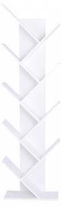 Biblioteca BAKI NEW TYP 1, alb, DTD laminat, 43x20x144 cm