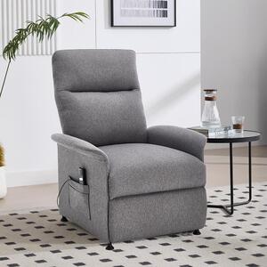Fotoliu de relaxare reglabil electric Catini ELYSIO gri deschis