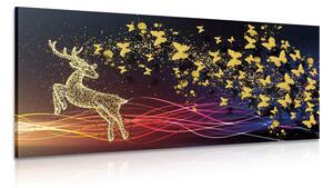 Tablou cerb splendid cu fluturi