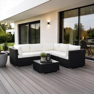Set mobilier de grădină din ratan Avenberg MATERA