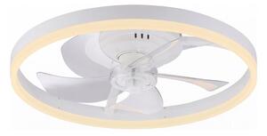 JUST LIGHT. 14624-16 - Ventilator de tavan LED cu lumină RITA LED/22W/230V + telecomandă