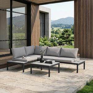 Set mobilier de grădină LIVORNO gri
