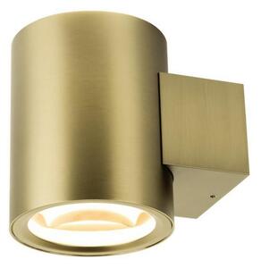 Lampă de perete SLV, Oculus, reglabil, Auriu / Alamă, Camera de zi, Aluminiu, Modern