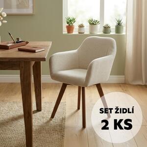 Set - 2 scaune de dining AVENBERG NORD bej