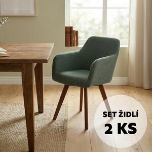 Set - 2 scaune de dining AVENBERG NORD - verde