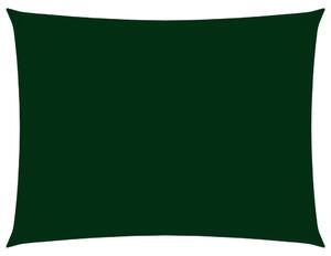 Parasolar, verde închis, 2x4 m, țesătură oxford, dreptunghiular