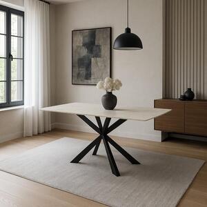 Masă de dining AVENBERG ATLAS 200 Alb