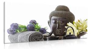 Tablou colțișor de wellness cu Budha