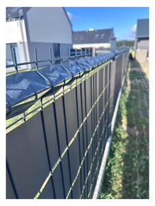 Banda PVC opacizare gard, 450g/mp, latime 4,75 cm x lungime 35 m, incluse 25 clipsuri montaj