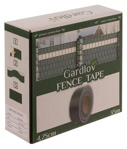 Banda PVC opacizare gard, 450g/mp, latime 4,75 cm x lungime 35 m, incluse 25 clipsuri montaj
