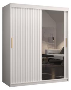 Dulap de haine cu oglindă 150 cm Riana Wa 2 150 (alb). 1063489