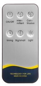 Difuzor aromaterapie, umidificator ultrasonic ionizator, lumini LED, telecomanda, timer, 3 uleiuri esentiale, 400 ml