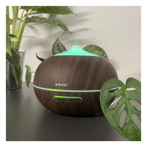 Difuzor aromaterapie, umidificator ultrasonic ionizator, lumini LED, telecomanda, timer, 3 uleiuri esentiale, 400 ml