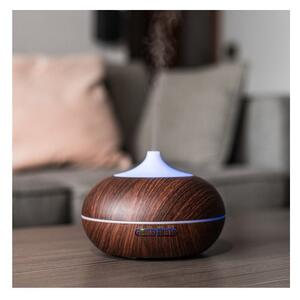 Difuzor aromaterapie, umidificator ultrasonic ionizator, lumini LED, telecomanda, timer, 3 uleiuri esentiale, 400 ml