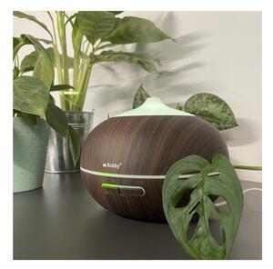 Difuzor aromaterapie, umidificator ultrasonic ionizator, lumini LED, telecomanda, timer, 3 uleiuri esentiale, 400 ml