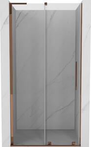 Mexen Velar L, usa de dus culisanta pentru deschidere 90 cm, sticla transparenta 8 mm, aur roz, 871-090-003-01-60
