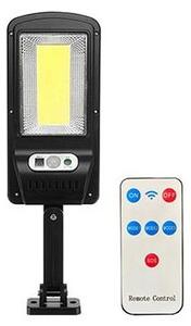 Lampa solara LED stradala, telecomanda IR, IP44, 6500K, 300lm, 10W, 100 surse lumina