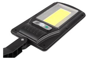 Lampa solara LED stradala, telecomanda IR, IP44, 6500K, 300lm, 10W, 100 surse lumina