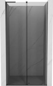 Mexen Velar L, usa de dus culisanta pentru deschidere 90 cm, sticla gri 8 mm, grafit lustruit, 871-090-003-41-66