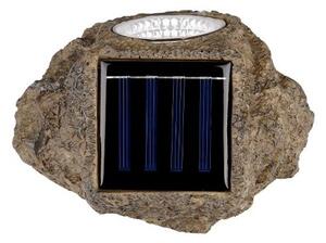 Lampa solara LED, model piatra, grad protectie IP44, 3000K, 10lm, 0.06W, senzor crepuscular