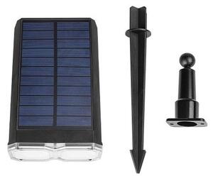 Lampa solara, 18 LED-uri, autonomie 6-8h, IP44, 2700K-6500K, 100lm, 1.8W, negru