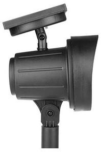 Lampa solara alee, LED 6500K, autonomie 6-8h, IP44, 50lm, 0.4W, senzor crepuscular, negru