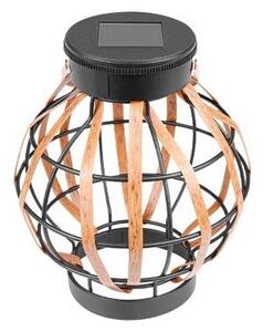 Lampa solara LED, tip felinar gradina, autonomie 6-8h, IP44, 3000K, 20lm, 0.1W, negru