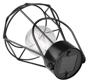 Lampa solara LED gradina, autonomie 6-8h, IP44, 3000K, 20lm, 0.1W, 5 surse, negru
