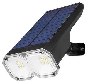 Lampa solara, 18 LED-uri, autonomie 6-8h, IP44, 2700K-6500K, 100lm, 1.8W, negru
