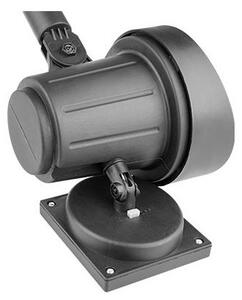 Lampa solara alee, LED 6500K, autonomie 6-8h, IP44, 50lm, 0.4W, senzor crepuscular, negru